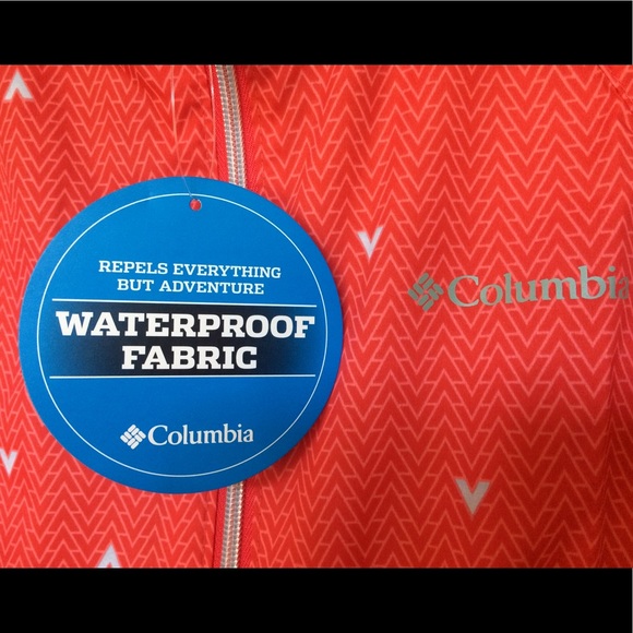 NWT Columbia Wind Breaker Rain Jacket Sz M - Picture 3 of 7